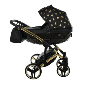 Junama Glow Black / Gold 3 in 1 stroller