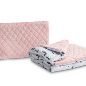 Sensillo Bed Set Pillow Quilt VELVET- DEERS